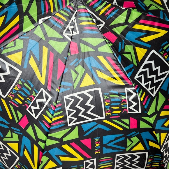 Vintage 90s Fluorescent Umbrella/Parasol - Picture 9 of 11